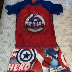 Captain America Bathing Suit
